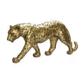 Cheetah Statue Home Decor Leopard Sculpture Resin Sitting Cheetah Figurine De...
