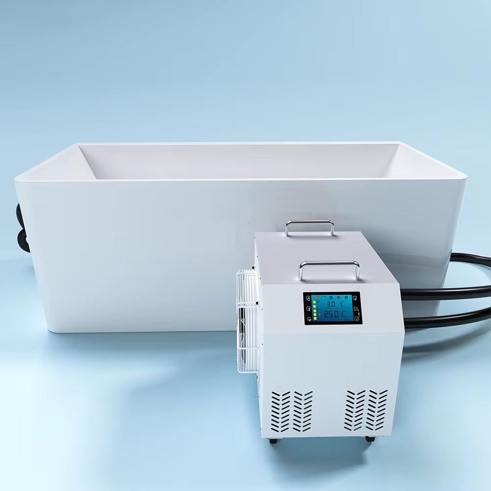 High Quality Cold Plunge Stone Acrylic Freestanding Spa Tubs Luxury Ice Bathtub for Adult